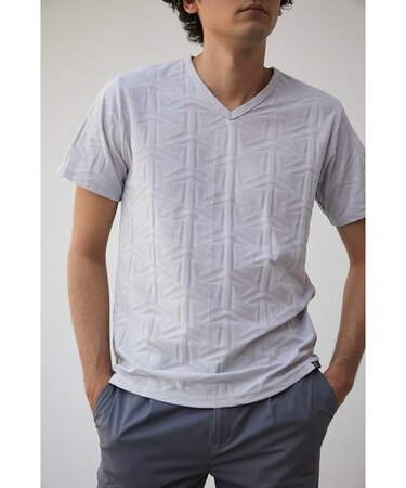 GEOMETRIC JACQUARD TEE