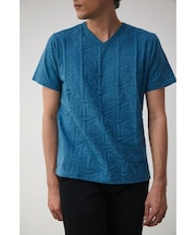 GEOMETRIC JACQUARD TEE