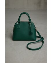 ダブルジッパーハンドバッグ