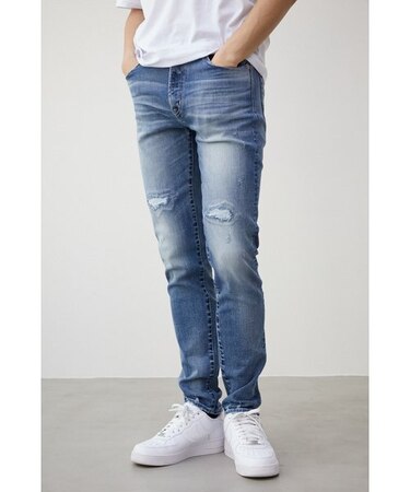 AZUL DENIM ヘムダメージスキニー
