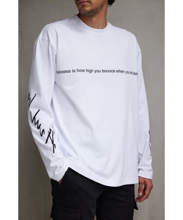 AZULBYMOUSSYロゴロングTシャツ