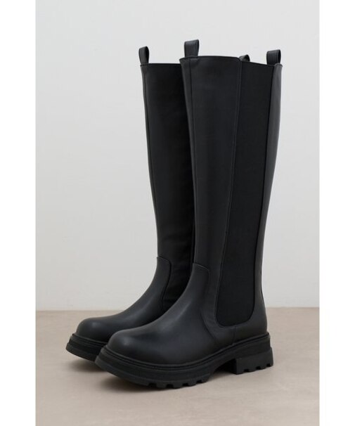 トラックソールロングブーツ