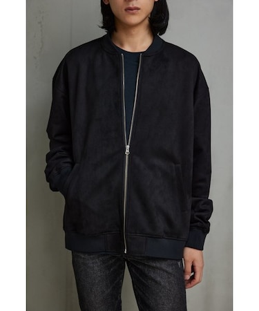 フェイクスウェードブルゾン