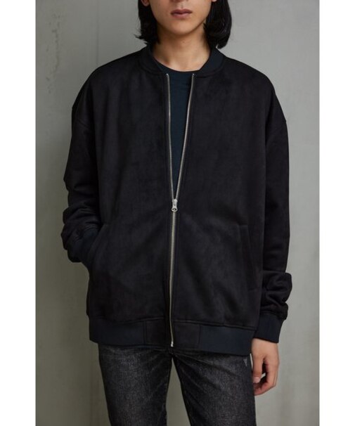 フェイクスウェードブルゾン