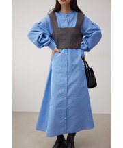 ビスチェセットシャツワンピース