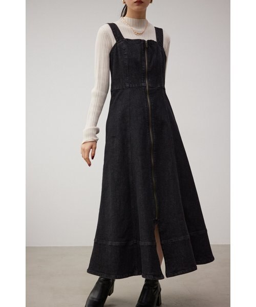 ジップアップジャンパースカート｜アズールバイマウジーの通販｜&mall