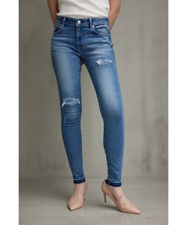 AZUL DENIM リペアスキニーデニム