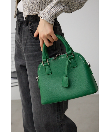 ダブルジッパーハンドバッグ