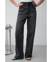 AZUL DENIM ハイウエストワイドデニム