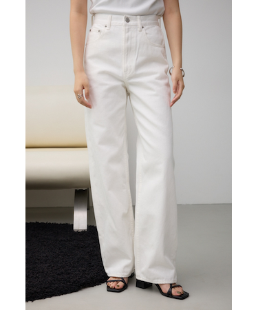 AZUL DENIM ハイウエストワイドデニム