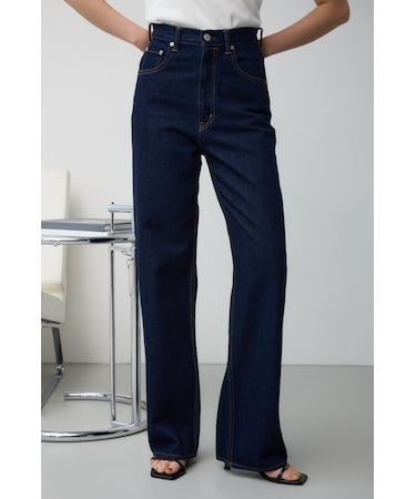 AZUL DENIM ハイウエストワイドデニム