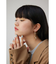 ニュアンスカーブビッグフープピアス