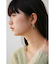 ニュアンスハートシェイプドフープピアス