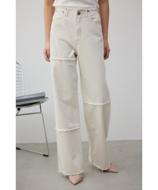 AZUL DENIM フリンジワイド