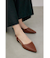 バックオープンローヒールパンプス