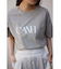 メタリックロゴTシャツ