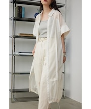 メッシュロングシャツブルゾン