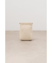 フェイクレザーバネクチポーチ