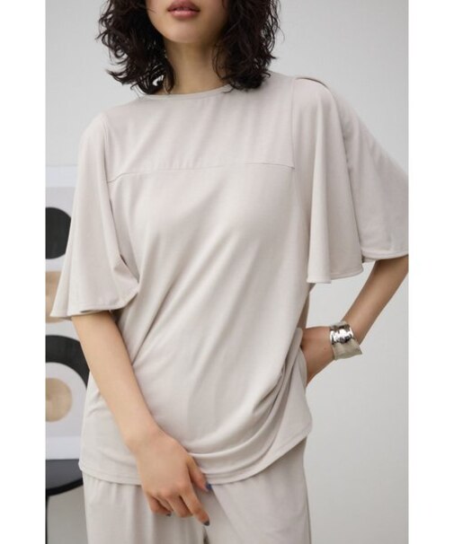 T／Fクリーンクールフレアハーフスリーブトップス