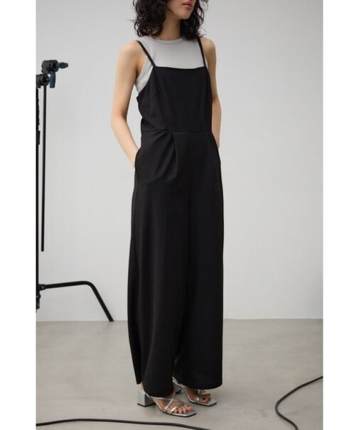 バックオープンサロペット