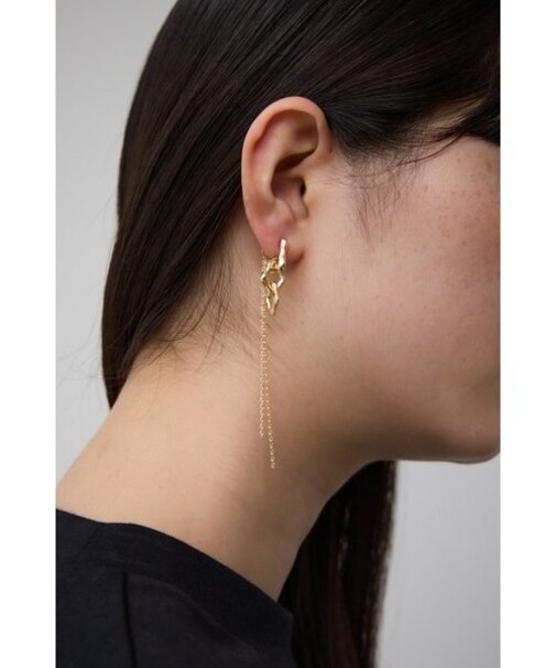 スクエアチェーンピアス