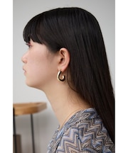 ボリュームフープピアス