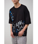 ペイントグラフィックニットトップス