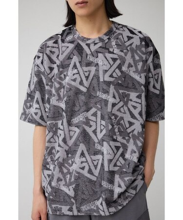 総柄パイルビッグTシャツ