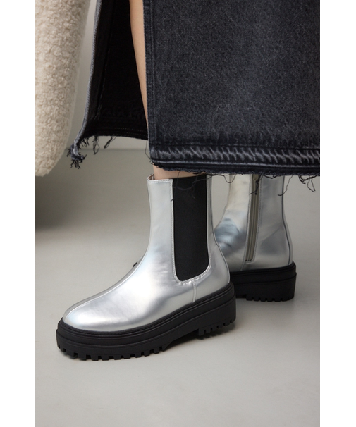 トラックソールサイドゴアブーツ