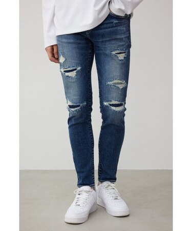 AZUL DENIM リペアスキニー