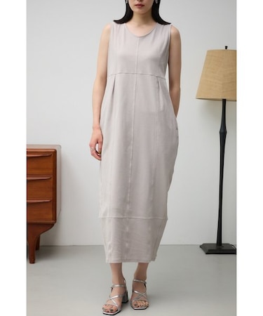 ステッチデザインコクーンカットワンピース