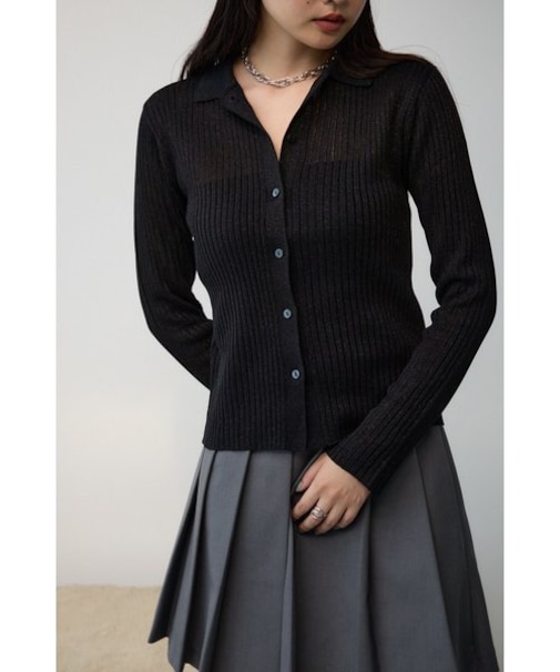 ポロエリラメニット