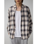 オンブレーチェックシャツ