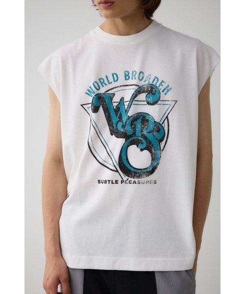 グラフィックノースリーブトップス｜アズールバイマウジーの通販