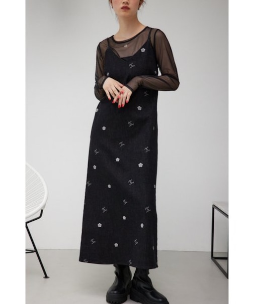 MARY QUANT×AZUL 総柄キャミワンピース