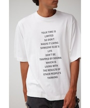 ロゴグラフィック5分袖Ｔシャツ