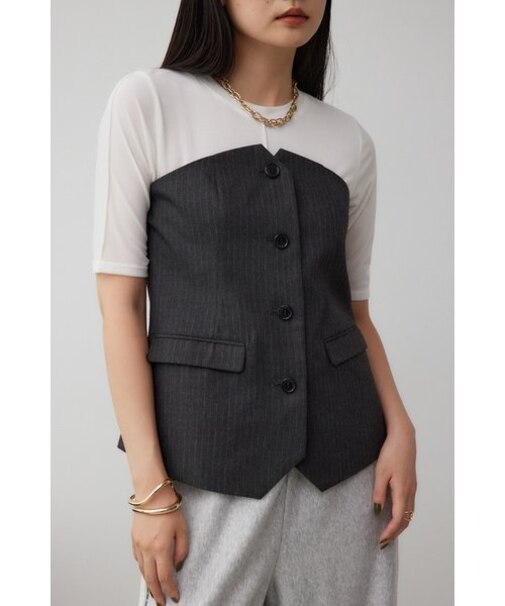 ベアトップビスチェ