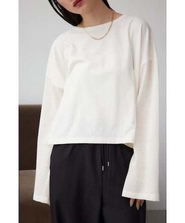 メッシュスリーブTシャツ
