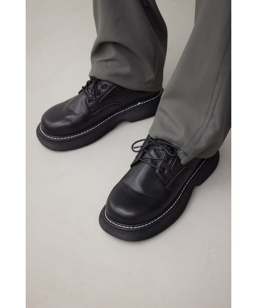 alfredo BANNISTER◆ドレスシューズ/43/BLK/レザー/ソール、キ…