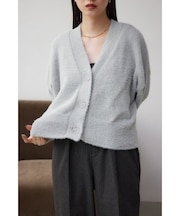 モヘヤライクニットカーディガン