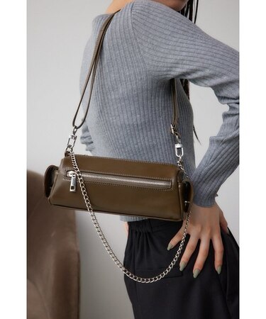 サイドポケットワイドシェイプバッグ