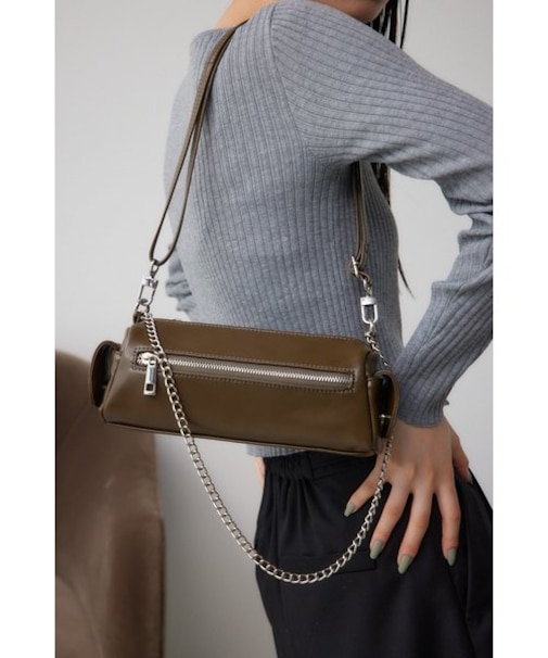 サイドポケットワイドシェイプバッグ