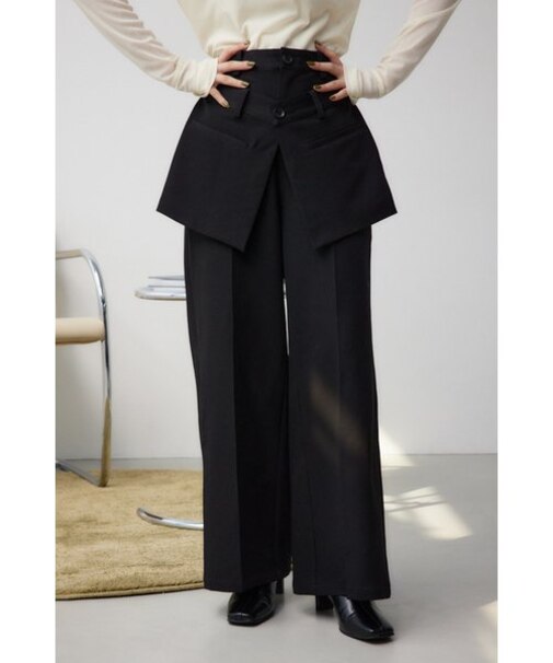 レイヤードデザインスラックス