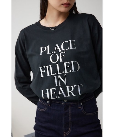 ハクプリントロングスリーブTシャツ