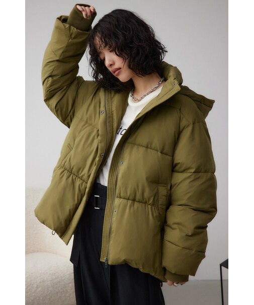 B-HEATフード付き中綿ジャケット