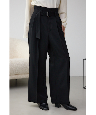 ベルトタックワイドパンツ