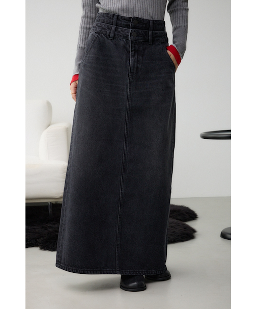 AZUL DENIM ダブルウエストデニムスカート