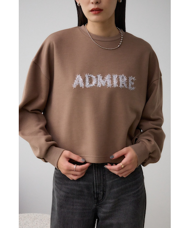 ラメロゴシシュウカットトップス