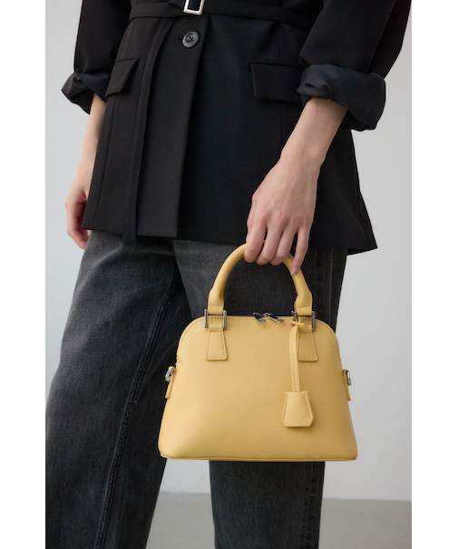 ダブルジッパーハンドバッグ