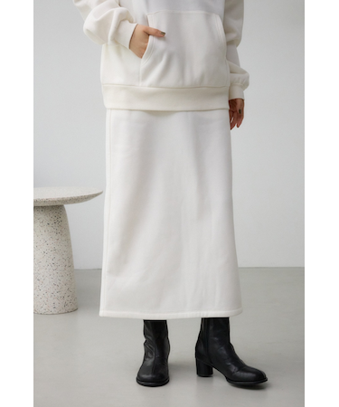 スウェットロングスカート